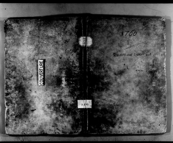 Baptêmes, mariages, sépultures 1er janvier-31 décembre 1760