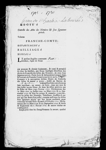 Registre du 3 mai 1727 au 29 novembre 1730
