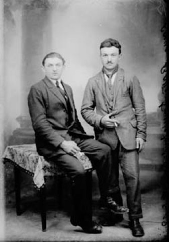 Deux hommes Louis Ratte. Froidefontaine