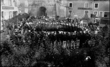 Musique du 60° d'Infanterie le 13/09/1908. Nozeroy