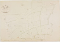 Saint-Aubin, section B, Chemin d'Argand, feuille 4. [1825] géomètre : Tabey