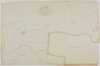 Aumur, section B, le Village, feuille 4.géomètre : Billet