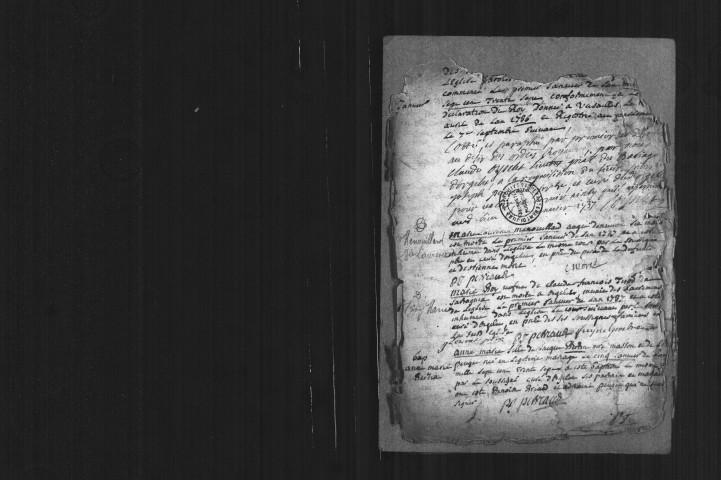 Baptêmes, mariages, sépultures.