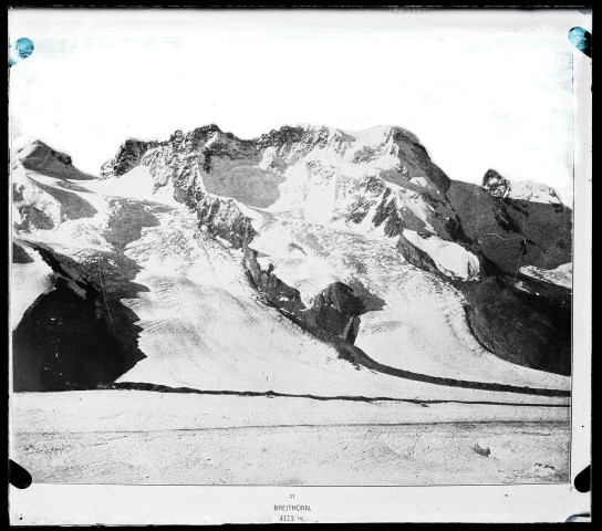 Reproduction d'un cliché intitulé "Breithorn. 4171 m.".