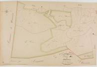 Rothonay, section D, Echaillat, feuille 3.géomètre : Jannin