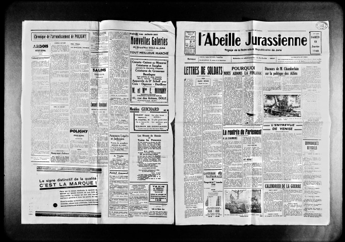 L'Abeille jurassienne. 1940.