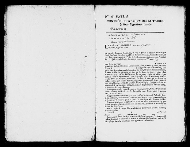 Registre du 16 novembre 1768 au 10 avril 1771