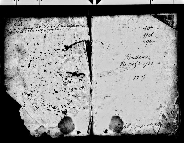 Série communale : baptêmes, mariages.