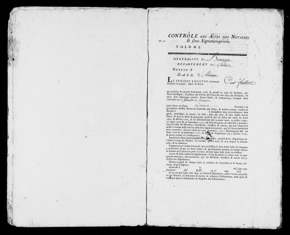 Registre du 23 mars 1774 au 13 janvier 1775