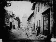 Rue avec la tour. Nozeroy