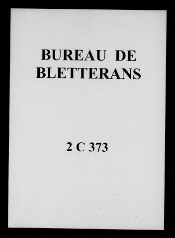 Table du 12 novembre 1753 au 1er novembre 1765)