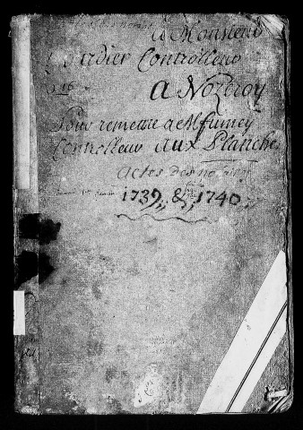 Registre du 1er janvier 1739 au 19 septembre 1740