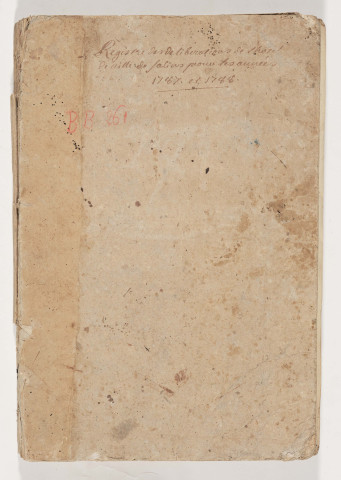 2 janvier 1787 - 29 décembre 1788.