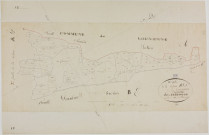 Louvenne, section D, la Pérouse, feuille 3.géomètre : Billet