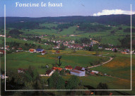 Foncine-le-Haut (Jura). Vue d'ensemble. Bron, Cellard.