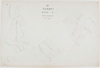 Ougney, section A, Grange Ronde, feuille 1.géomètre : [?]
