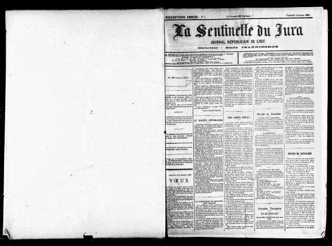 La Sentinelle du Jura.