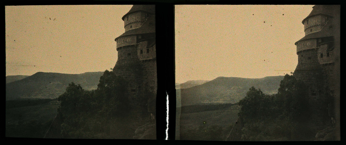 Vue depuis le château du Haut-Koenigsbourg.