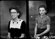 Identités. Mademoiselle Paulette Michel / Monsieur Galliot. Percepteur