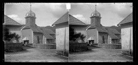 Eglise Saint-Claude et centre du village des Nans.