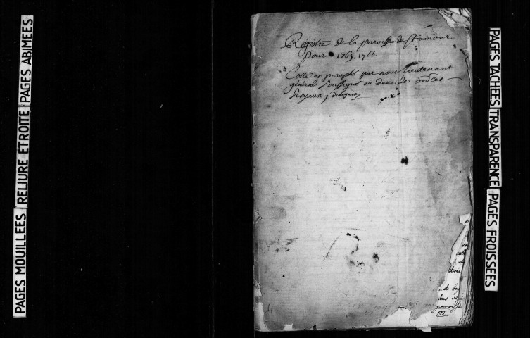 Baptêmes, mariages, sépultures.