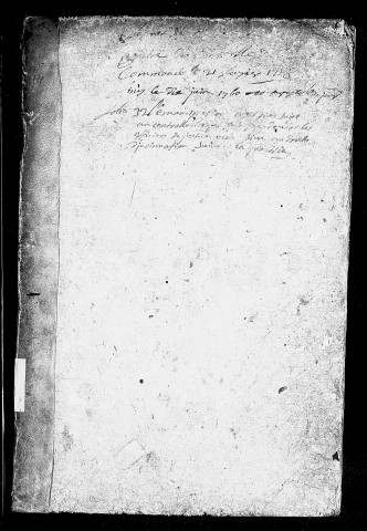 Registre du 21 février 1758 au 10 juin 1760