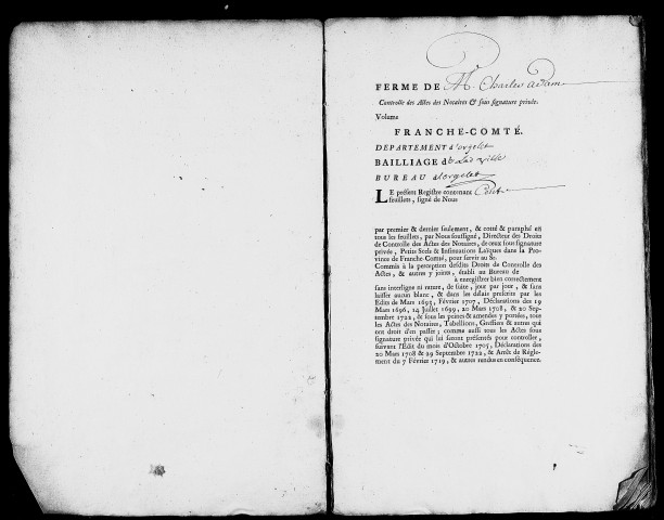 Registre du 10 mars 1750 au 25 janvier 1751