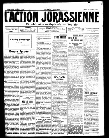 L'Action jurassienne (1910)