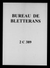 registre d'enregistrement des arrêtés et décisions du Conseil, ordres de la compagnie, du Directeur et autres employés supérieurs, adressés au contrôleur des actes de Bletterans BERTIN (6 juin 1768- 5 février 1770)
