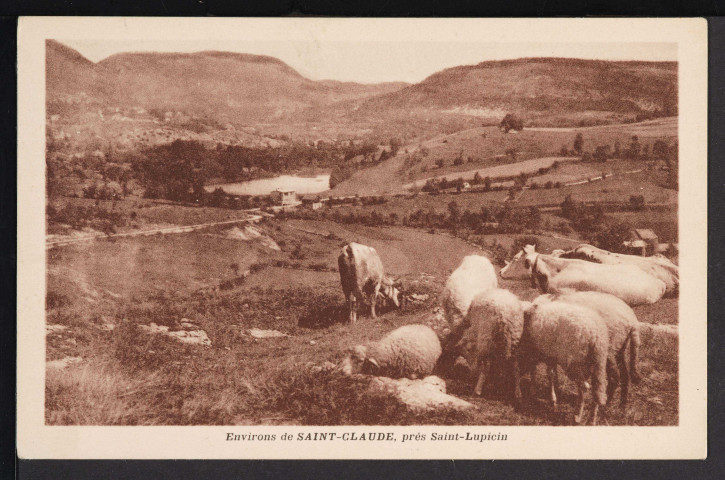 Environs de Saint-Claude, près Saint-Lupicin (Edit. et cliché Karrer – Dôle)
