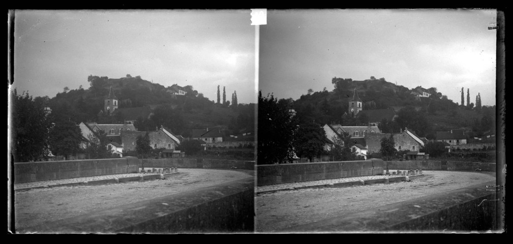 Vue du village de Montmorot.