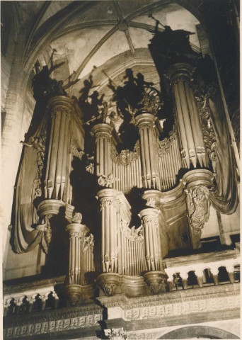 Plans grand format d'orgues non identifiés