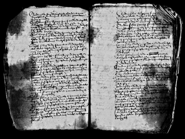 Série communale : baptêmes, 1639 à 1671, mariages, 1640 à 1671.
