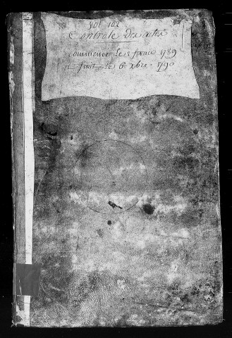 Registre du 2 Février 1789 au 6 Décembre 1790