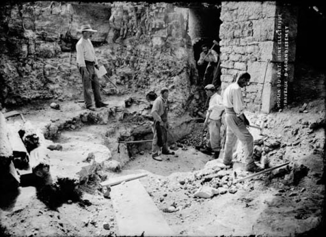 Usine électrique. Moulin du Saut. Travaux d'agrandissement