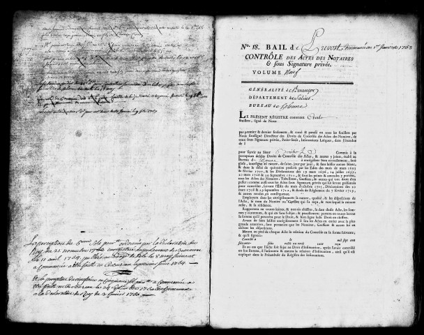 Registre du 17 octobre 1765 au 12 février 1768