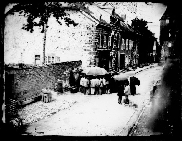 Scène de rue. Nozeroy