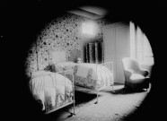 Ecole de jeunes filles. Dijon. Une chambre à coucher