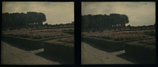 Château de Versailles, parterre du Nord vu du bas.