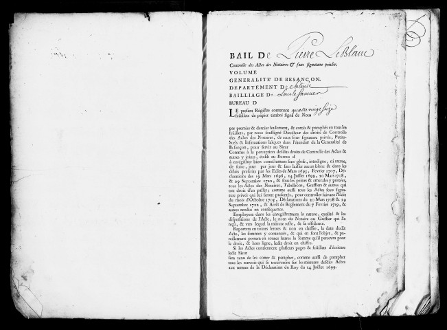 Registre du 7 novembre 1742 au 3 mai 1745