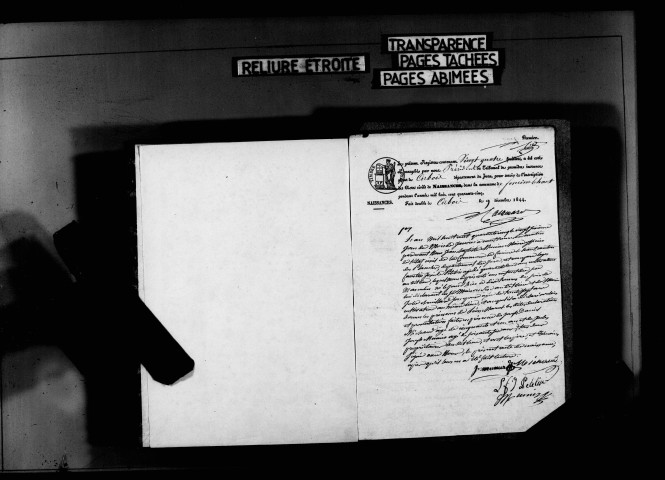 Naissances, mariages, décès, publications de mariage.