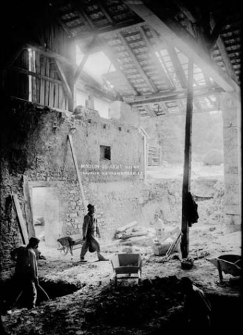 Usine. Moulin du Saut. Travaux d'agrandissement