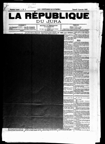 La République du Jura (1891-1903)