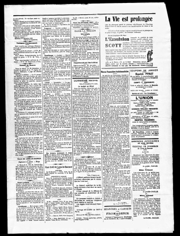 La Liberté du Jura et de la Franche-Comté. 1er semestre 1907.