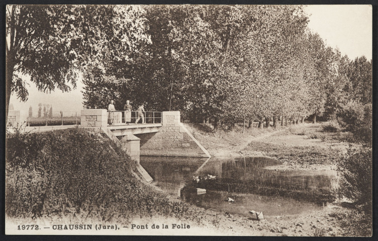 Chaussin 19772 - pont de la Folie