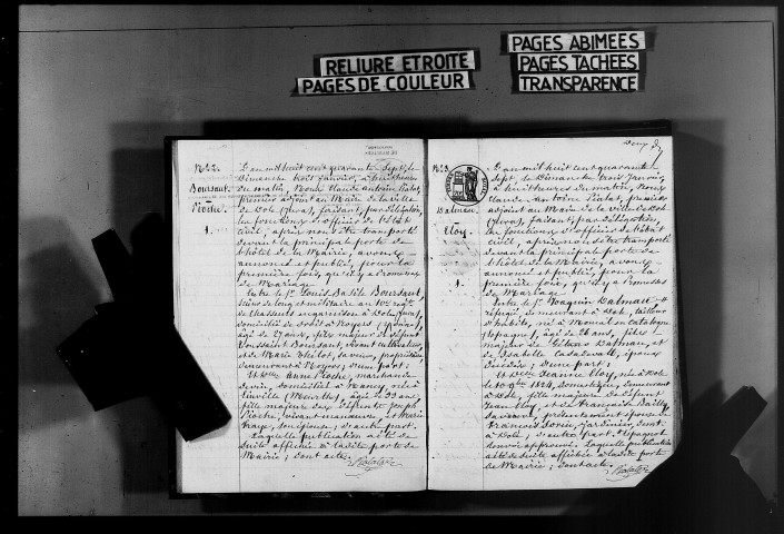 Publications de mariage.