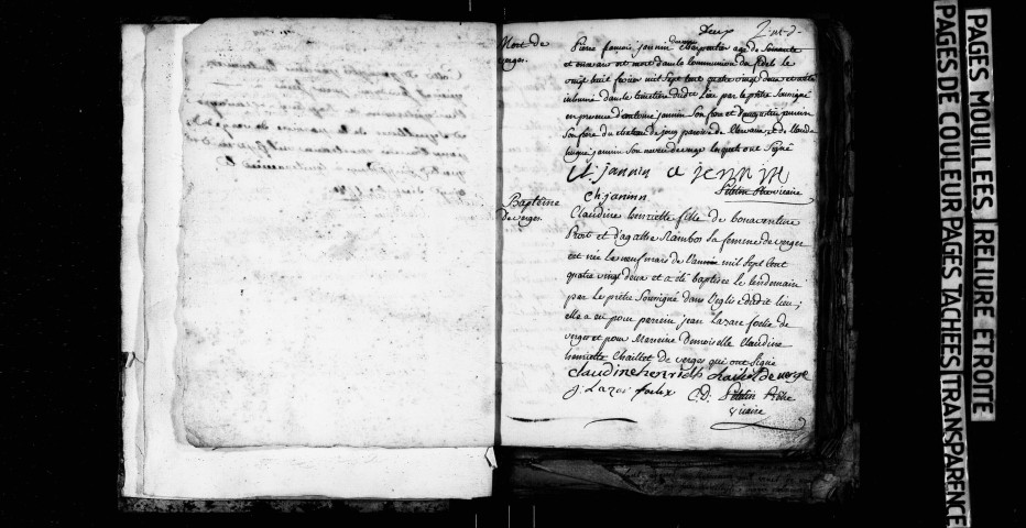 Baptêmes, mariages, sépultures (1782-1792) ; naissances, mariages, décès (1793-1803).