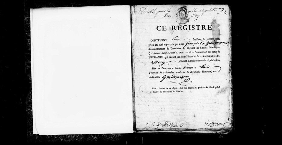 Naissances an III-1812 ; publications de mariage an XI, an XIII-1812.