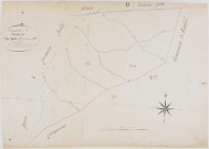Crançot, section C, les Croix, feuille 2.géomètre : Jannin et Perrard