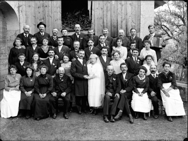 Mariage Chapuis. Crans. 1920